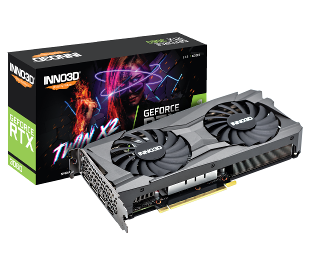 INNO3D GeForce RTX 3060 Twin X2 OC 8GB GDDR6 - 1086681 - zdjęcie 3